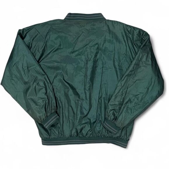 Vintage Wilson Pullover Jacket Mens L/XL Green Advantage Windbreaker Golf 90s - Picture 2 of 9